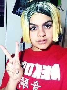 Mya in 2017, doing her first costest of Kenma Kozume from Haikyu!!